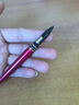 歐鱷 Aymoy鱷魚鋼筆215特細男女學生用練字財務專用EF尖0.38mm 磨砂紅 曬單實拍圖