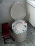 加厚移動(dòng)馬桶坐便器孕婦坐便器家用移動(dòng)坐便器老人兒童可移動(dòng)馬桶蹲坐兩用便攜坐便 普通加厚白色 曬單實(shí)拍圖