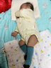 豆苗兒嬰兒衣服棉花包屁衣男女寶寶純棉長(cháng)袖哈衣幼兒童加厚連體服秋冬裝 黃色 66cm(66碼建議年齡2-4個(gè)月) 曬單實(shí)拍圖