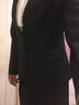 古緹琪小西裝女職業(yè)裝女裝套裝長袖修身西裝外套女春秋商務(wù)正裝工作制服 兩扣黑西服+褲+裙+襯衫 XXXL 曬單實拍圖