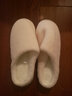 和匠棉拖鞋 半包冬季加絨保暖舒適居家月子棉拖 米色（38-39）260碼 曬單實(shí)拍圖