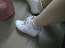 萊然休閑鞋內增高女鞋子松糕舒適運動(dòng)旅游鞋高幫單鞋2025春夏季新款潮 白色 34 曬單實(shí)拍圖
