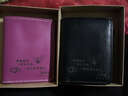 風(fēng)泊手工 手工牛皮錢(qián)包定制錢(qián)包男刻字全手工錢(qián)包情侶錢(qián)包 男女真皮短款豎款錢(qián)包 玫紅藍色一對 曬單實(shí)拍圖