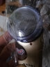 超人（SID）電動(dòng)剃須刀 充電式單刀頭刮胡刀 刀頭水洗商務(wù)便攜式胡須刀套餐版情人節520禮物男士送男友 超人經(jīng)典款黃棕色標配+6個(gè)刀片 曬單實(shí)拍圖