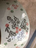LICHEN 大面碗景德鎮陶瓷碗 釉下彩湯碗花卉韓日式大號碗斗碗喇叭碗 唐草 7.5英寸 單碗 曬單實(shí)拍圖