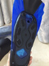 TOPIS 腳蹼 蛙鞋可調節腳蹼 潛水裝備 浮潛裝備 浮潛三寶 短腳噗藍 S (38-39碼) 曬單實(shí)拍圖