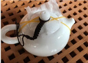 鴻冠 高白玉瓷茶壺茶具 中國白手工西施壺 功夫玉瓷壺羊脂白西施壺蜂巢式過濾孔手抓壺原礦 西施壺 曬單實拍圖