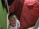 牧高笛（MOBIGARDEN）戶(hù)外2人雙層玻桿3人T2/T3鋁桿防雨遮陽(yáng)露營(yíng)旅游帳篷普及款 T3三人鋁桿紅色 曬單實(shí)拍圖