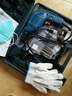 東成手電鉆電動(dòng)螺絲刀J1Z-FF-10A自鎖/鐵夾頭電鉆正反轉可調速電鉆電動(dòng)工具 金屬夾頭工具箱【300W+附件套裝】 曬單實(shí)拍圖