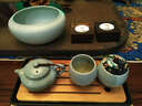 寧不凡（NINGBUFAN） 汝窯茶壺陶瓷手工單壺內(nèi)開(kāi)片汝瓷泡茶器 天藍(lán)禮盒裝 玄德壺 曬單實(shí)拍圖