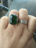 IDee  CREATIVE IDER FOR YOU法國IDee綠色戒指女 簡(jiǎn)約氣質(zhì)指環(huán)時(shí)尚個(gè)性戒飾品配飾生日禮物 12# 曬單實(shí)拍圖