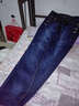 獅子聰春夏青少年牛仔褲男生修身彈力學(xué)生個(gè)性青年小腳長(cháng)褲子潮 藍色 32 曬單實(shí)拍圖