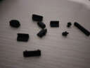 索厉 笔记本防尘塞套装 黑色 （硅胶材质/无味/SL-N8B） 实拍图