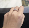 鑫萬福七夕禮物 現(xiàn)貨六爪鉆戒鉑金結(jié)婚鉆石女戒指珠寶鉆石戒指求婚訂婚 PT950鉑金-1克拉H色 曬單實拍圖