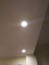 三雄极光筒灯led单灯开孔7.5-8公分天花灯嵌入式超薄走廊防雾筒灯 黄光/3000k 9W 4寸 开孔10-10.5公分 实拍图