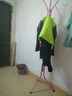 蝸家（WOJIA）衣帽架落地客廳臥室辦公室掛衣架衣服架進(jìn)門(mén)衣掛架衣服架 粉色【高176cm】 曬單實(shí)拍圖