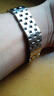 世輝表帶鋼帶適用萬(wàn)國飛行員天王艾戈勒海鷗北京雙獅羅西尼天梭表帶不銹鋼表帶男鋼表鏈18 20 22MM 鋼色 接口寬度  18MM 曬單實(shí)拍圖