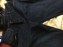 酷萬(wàn)寬松彈力牛仔褲男士大碼直筒加肥加大胖子男裝休閑肥佬長(cháng)褲 深藍色  40 曬單實(shí)拍圖