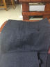 君佬男士中年西褲男寬松高腰深襠秋冬厚款中老年爸爸褲子加大加肥男褲 深灰色西褲秋冬厚款 厚款 36 腰圍二尺八 曬單實(shí)拍圖