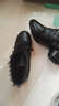 卡路奇真皮舞蹈鞋女軟底現代2026秋跳舞女鞋中跟四季女式廣場(chǎng)水兵舞鞋子 黑色鏤空 37 曬單實(shí)拍圖