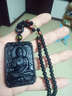 黑曜石本命佛吊墜 八大守護神掛墜 十二生肖本命年吉祥物項鏈 男女款 普賢菩薩生肖龍蛇本命佛吊墜 配沒(méi)有珠子掛繩款 曬單實(shí)拍圖