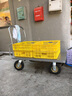 捷安瑞折疊 推車(chē) 鋼板平板車(chē)手推車(chē)小推車(chē)四輪搬運車(chē)運貨車(chē) 拉貨車(chē) 90-60加重耐磨款8寸輪-1500斤 曬單實(shí)拍圖