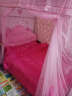 云兮家纺 纯色4件套床上用品可裸睡丝滑床单被套套件冰丝四件套 玫红色 1.8米床被套200*230cm 实拍图