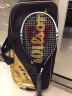 百保力网球拍初学拍大学生男女单人网球课一体拍 WRT3285红色碳复合 实拍图