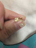 雅凝珠寶18k金耳堵18K金塑料耳堵\/膠耳逼耳釘堵防滑黃18k金白18k金 玫瑰金三色可選（一對） 黃18k金 曬單實(shí)拍圖
