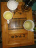 怡品堂茶具 實(shí)木茶盤功夫茶具托盤排水蓄水茶臺 柯木孟宗竹茶具盤茶托 竹留清香 曬單實(shí)拍圖