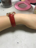 寶時(shí)捷（POSCER）手表女全自動(dòng)機械表防水時(shí)尚皮帶心形鏤空保時(shí)捷品牌女士腕表6065L 6065L.REW介枚紅帶女 曬單實(shí)拍圖
