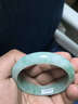 玉萌色 老坑翡翠手鐲飄花玉手鐲玉鐲子女玉石手鐲 送媽媽 配證書(shū)FCA075 翡翠手鐲 075-552#內徑56.70 曬單實(shí)拍圖