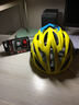 GUB 單車(chē)騎行帽SV8 pro山地車(chē)公路車(chē)自行車(chē)單車(chē)頭盔塑膠尾翼一體成型騎行頭盔男女款安全帽 黃色-藍色塑料尾翼 曬單實(shí)拍圖