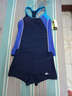 英發(fā)（YINGFA）泳衣女士分體平角學(xué)生顯瘦健身休閑溫泉游泳衣 海藍 M 曬單實(shí)拍圖
