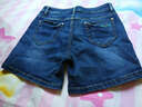 甄酷彈力高腰牛仔短褲女夏季薄款休閑短褲中年熱褲女士四分牛仔褲女褲 965 29碼 2尺2腰圍 曬單實(shí)拍圖