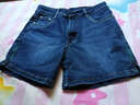 甄酷彈力高腰牛仔短褲女夏季薄款休閑短褲中年熱褲女士四分牛仔褲女褲 965 29碼 2尺2腰圍 曬單實(shí)拍圖