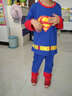 夏爾維納（CHANVENUEL） 童裝兒童小孩寶寶超人衣服奧特曼男童套裝春秋長(cháng)袖兩件套 圖片色 120 碼 曬單實(shí)拍圖