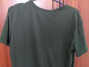 利紳狐短袖T恤男夏季純色半截袖小汗衫V領(lǐng)半袖上衣服男裝打底衫棉體恤 兩件1065組合 XXL/180 曬單實(shí)拍圖