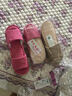 優(yōu)品鞋靴 亞麻拖鞋男女情侶涼拖鞋女春秋款家居夏季室內木地板防滑平跟拖鞋男 玫紅     39-40適合37-38 曬單實(shí)拍圖