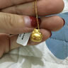 璀百年HelloKitty凱蒂貓黃金吊墜 999足金3D硬金KT貓背熊項墜送女友計價 貓背熊項墜(不含鏈) 金重：0.98克 曬單實拍圖