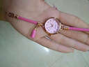 聚利時(shí)（Julius）時(shí)尚氣質(zhì)流蘇皮繩小巧女款手表數字考試防水石英表38女神禮物推薦 玫紅色 曬單實(shí)拍圖