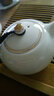 凝雅凝雅德化象牙白瓷描金功夫茶具陶瓷茶壺蓋碗紅茶泡茶器韓日式創(chuàng  )意 西施壺一個(gè)描金象牙瓷 曬單實(shí)拍圖