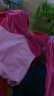 艾舞戈儿童舞蹈服女童秋冬季练功服专业芭蕾舞连体服丝绒拉丁舞演出服 粉色-长袖-开裆 110码（身高105-115cm） 实拍图