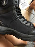 3554冬季作戰靴男加絨加厚保暖高幫帆布作訓靴黑色戰術(shù)戶(hù)外保安訓練鞋 春秋布面款 46 曬單實(shí)拍圖