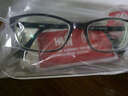 漢（Han Dynasty）近視眼鏡框架男女款 商務(wù)防輻射光學(xué)眼鏡潮 4880 亮黑色 配1.60防藍光鏡片200-600度 曬單實(shí)拍圖