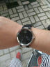 艾尚真 適用于CK表帶K1S21120/K1S21102/KIS21100真皮皮帶手表帶凹口 黑色竹節紋無(wú)扣 曬單實(shí)拍圖