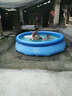 INTEX大型充氣游泳池家用小孩嬰兒戲水池戶外加厚養(yǎng)魚池寶寶家用泳池 直徑305*高76CM 曬單實(shí)拍圖