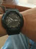 卡西歐（Casio)手表 G-Shock系列超酷雙顯運動(dòng)男表 黑色橡膠帶GA-110-1B 曬單實(shí)拍圖