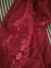 媚の火女士性感睡衣女夏季吊带睡裙两件套蕾丝内衣居服大码冰丝高级感 红色 S码（80-95斤） 实拍图