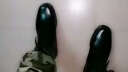 3513巡洋舰男靴特种户外工装靴皮靴男冬加绒棉鞋时装靴 黑色单靴 39 实拍图